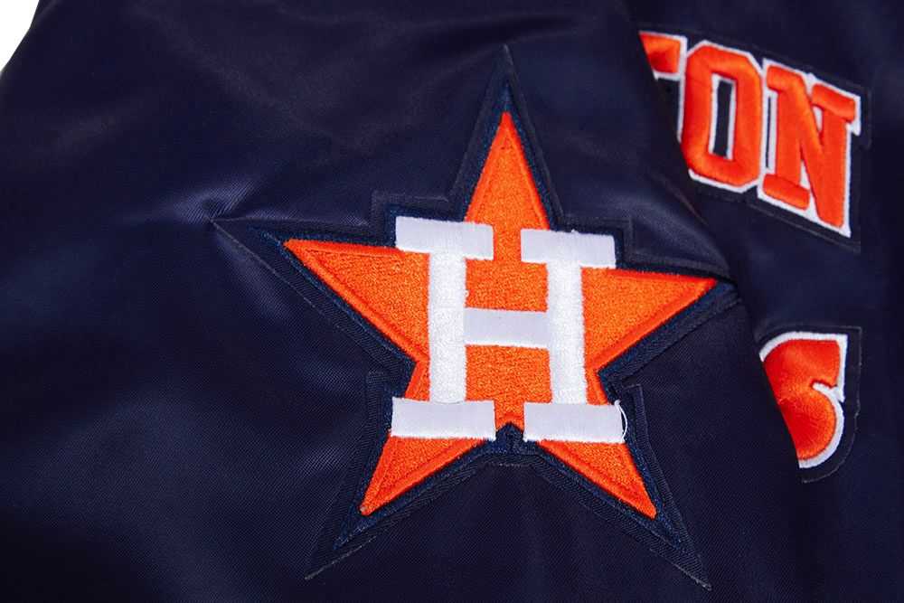 Pro Standard Men's Houston Astros Retro Rib Satin Jacket product image