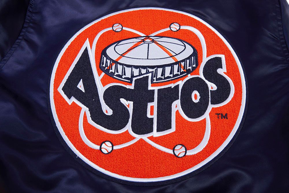 Pro Standard Men's Houston Astros Retro Rib Satin Jacket product image