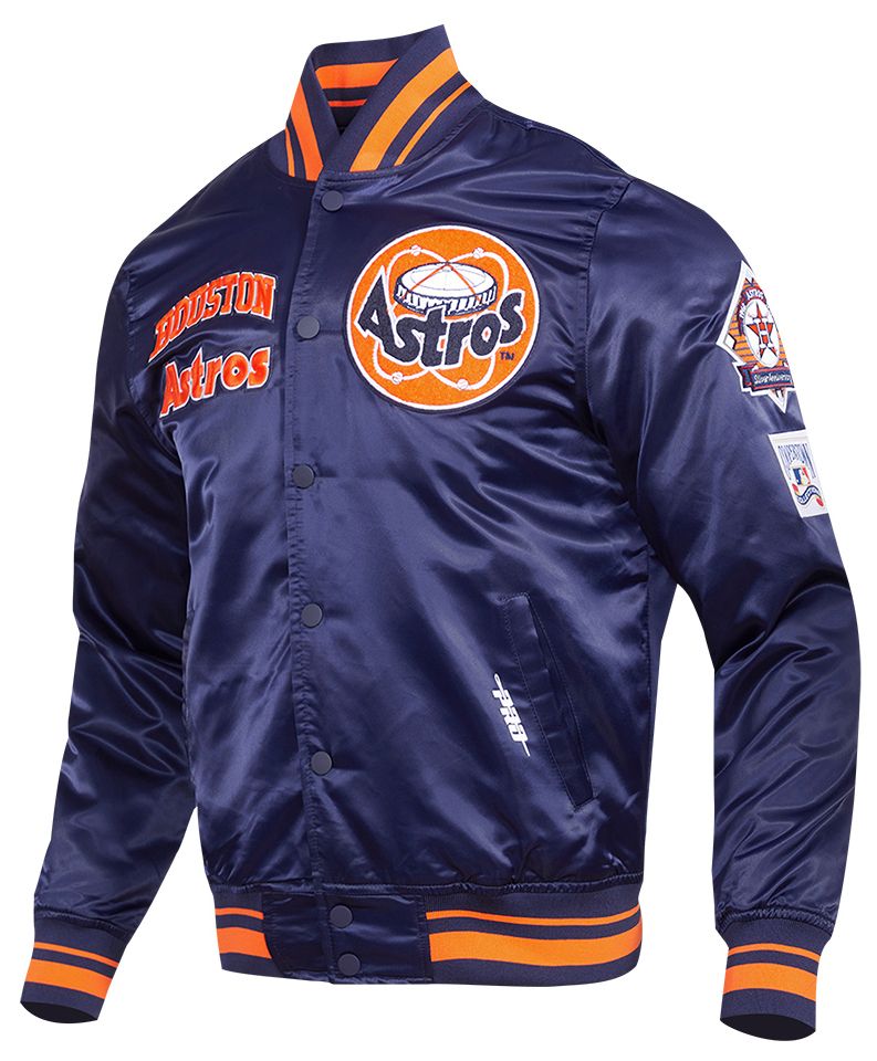 Pro Standard Men's Houston Astros Retro Rib Satin Jacket product image
