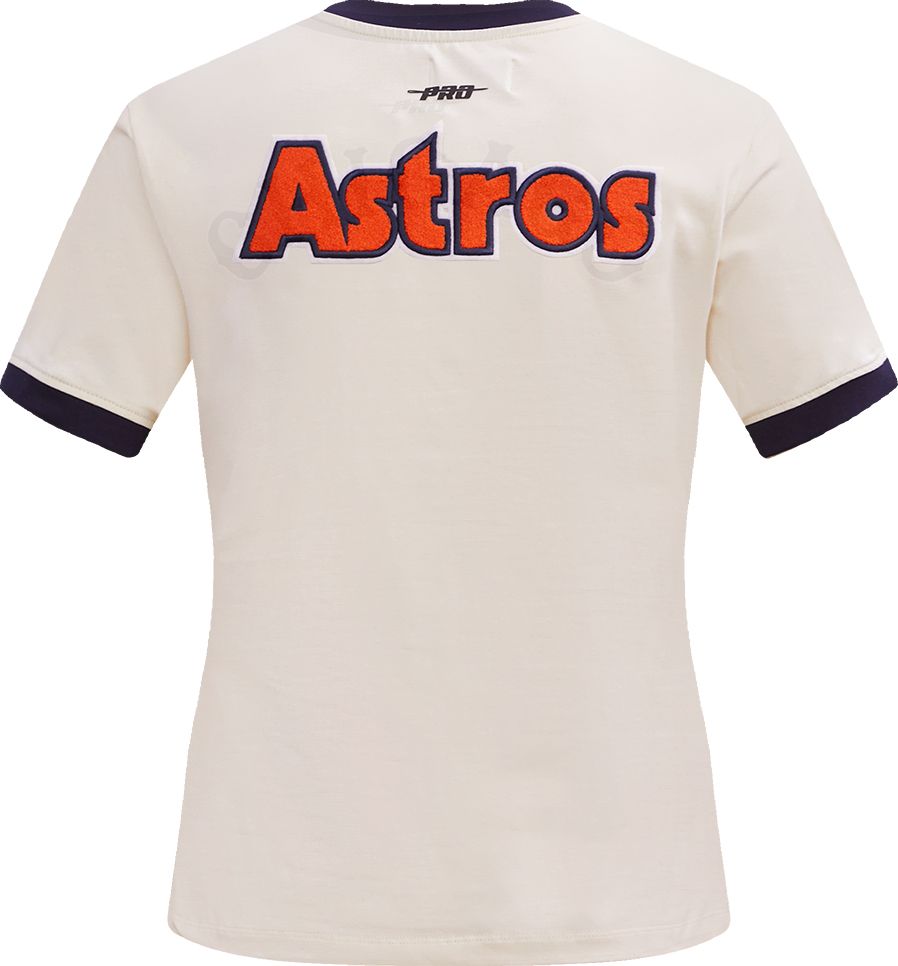 Pro Standard Women's Houston Astros Cream Slim T-Shirt product image