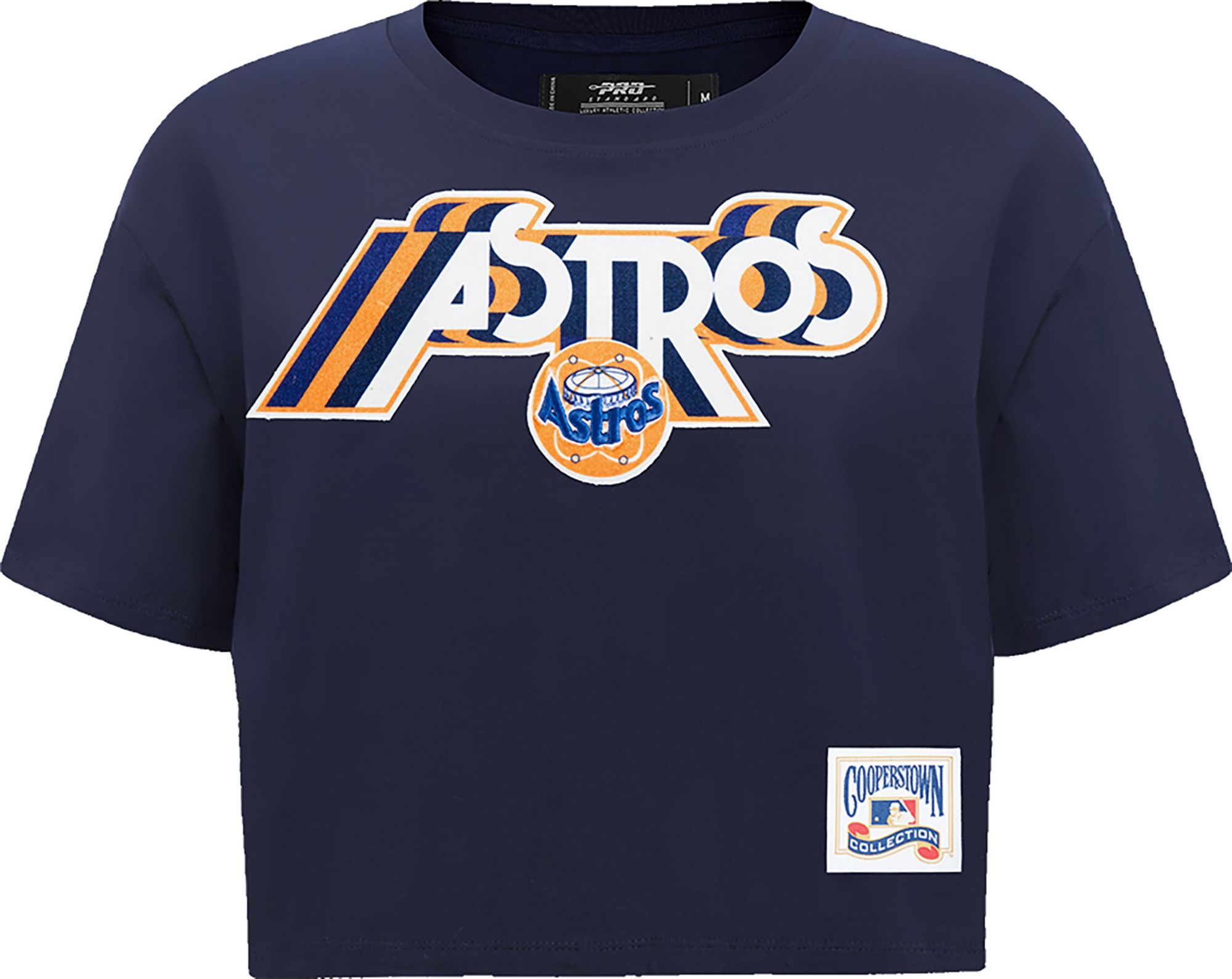 Pro Standard Women's Houston Astros Navy Retro Boxy T-Shirt product image