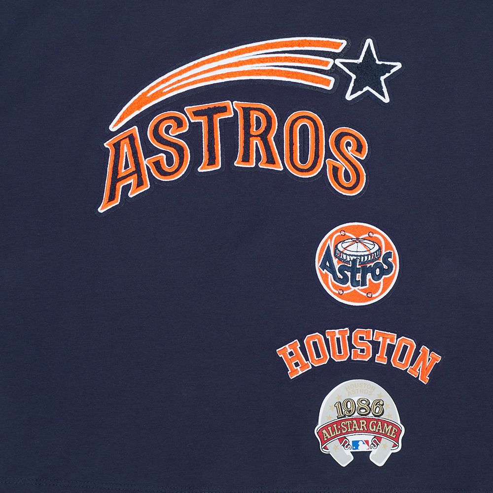 Pro Standard Women's Houston Astros Navy Boxy T-Shirt product image
