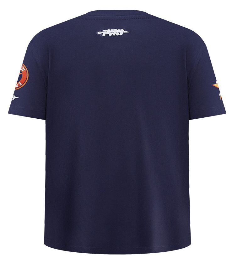 Pro Standard Youth Houston Astros Midnight Navy Script Tail T-Shirt product image