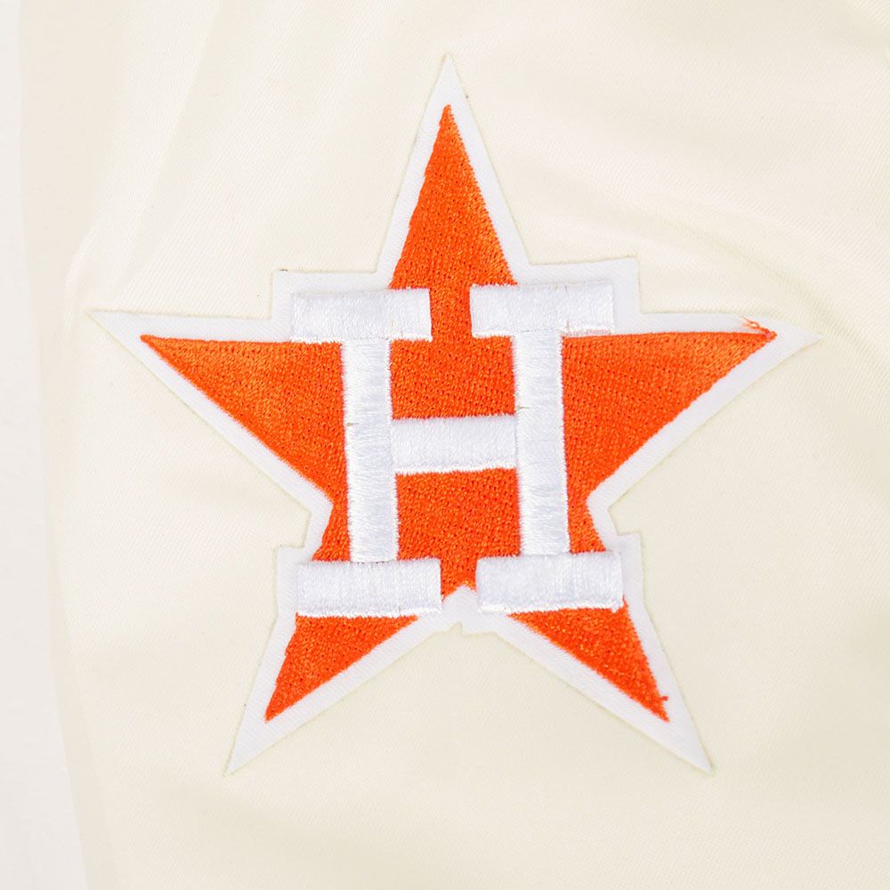 Pro Standard Youth Houston Astros Cream Classic Satin Jacket product image