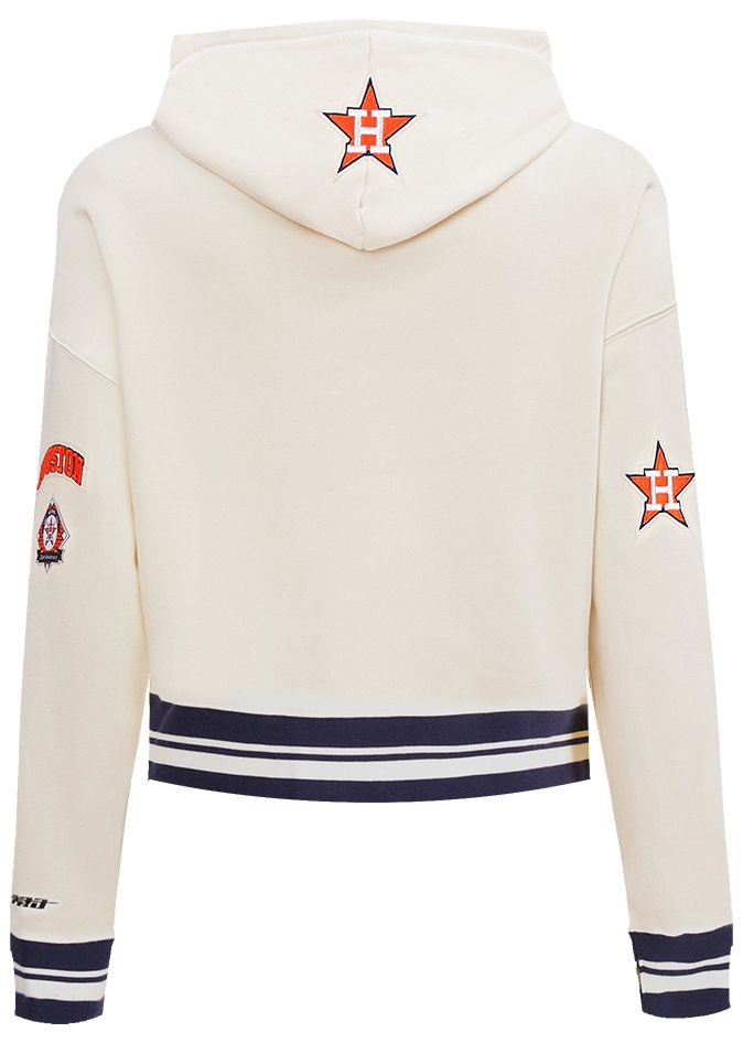 Pro Standard Women's Houston Astros Retro Cropped Fleece Hoodie product image