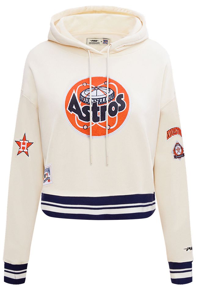 Pro Standard Women's Houston Astros Retro Cropped Fleece Hoodie product image