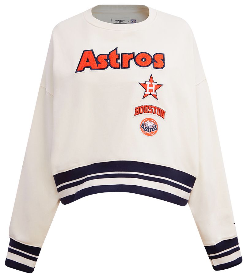 Pro Standard Women's Houston Astros Retro Fleece Crew Neck Sweatshirt product image