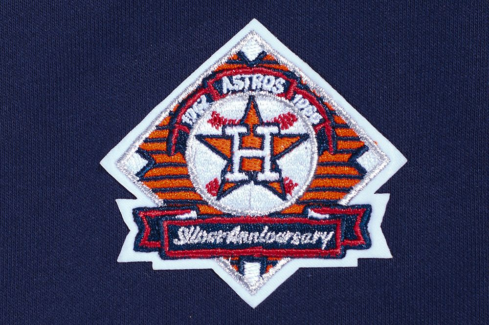 Pro Standard Women's Houston Astros Navy Logo Fleece Crew Neck Sweatshirt product image