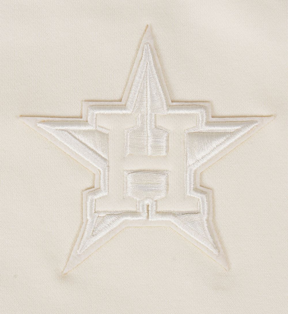 Pro Standard Women's Houston Astros Cream Classic Crewneck Sweatshirt product image