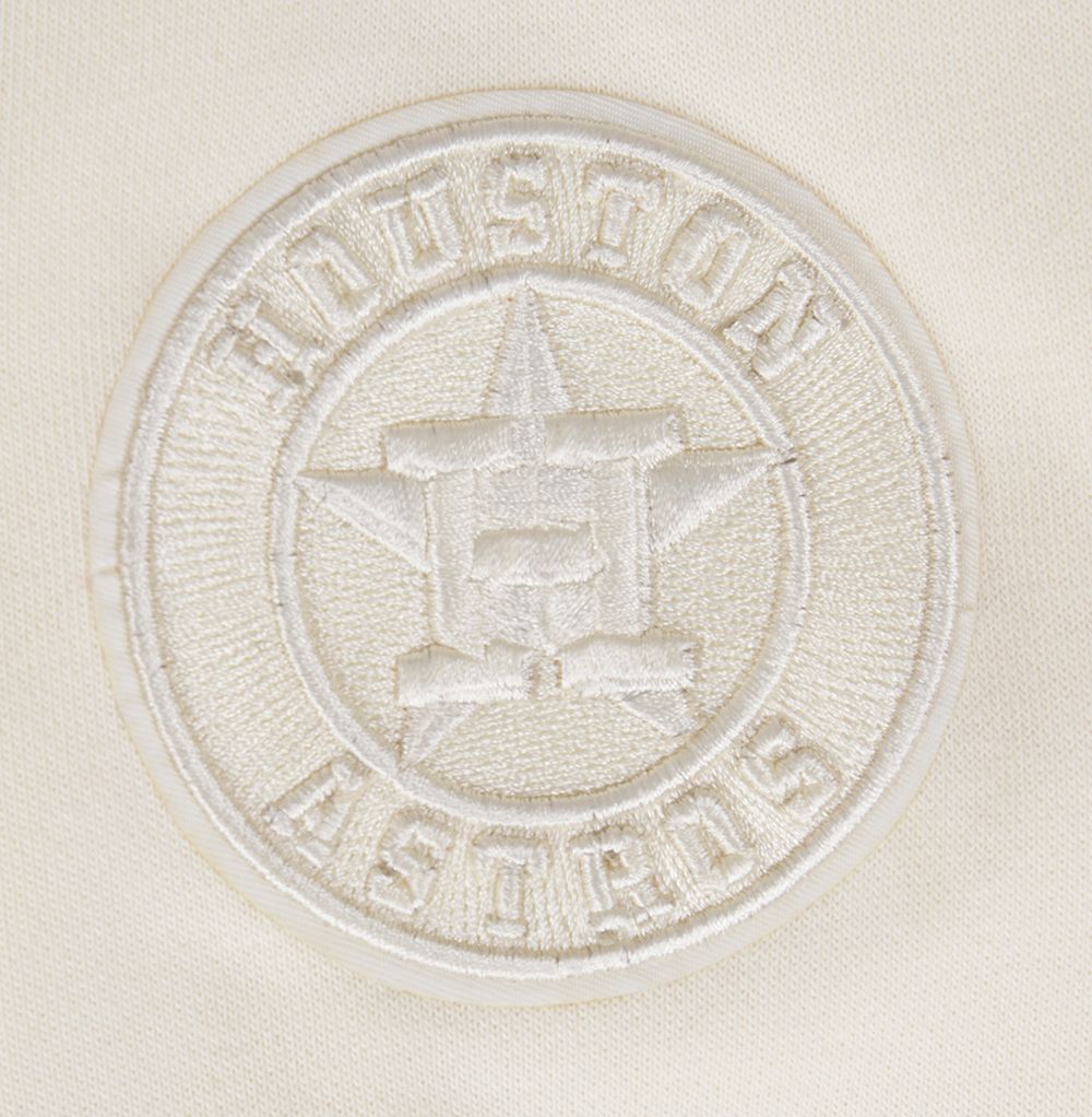 Pro Standard Women's Houston Astros Cream Classic Crewneck Sweatshirt product image