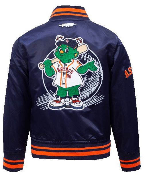 Pro Standard Toddler Houston Astros Navy Satin Jacket product image