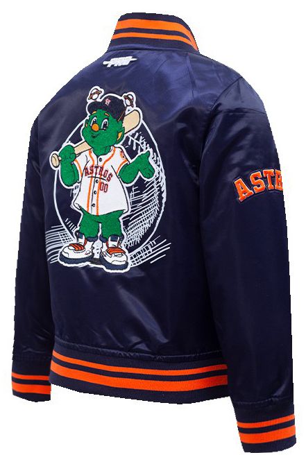 Pro Standard Toddler Houston Astros Navy Satin Jacket product image