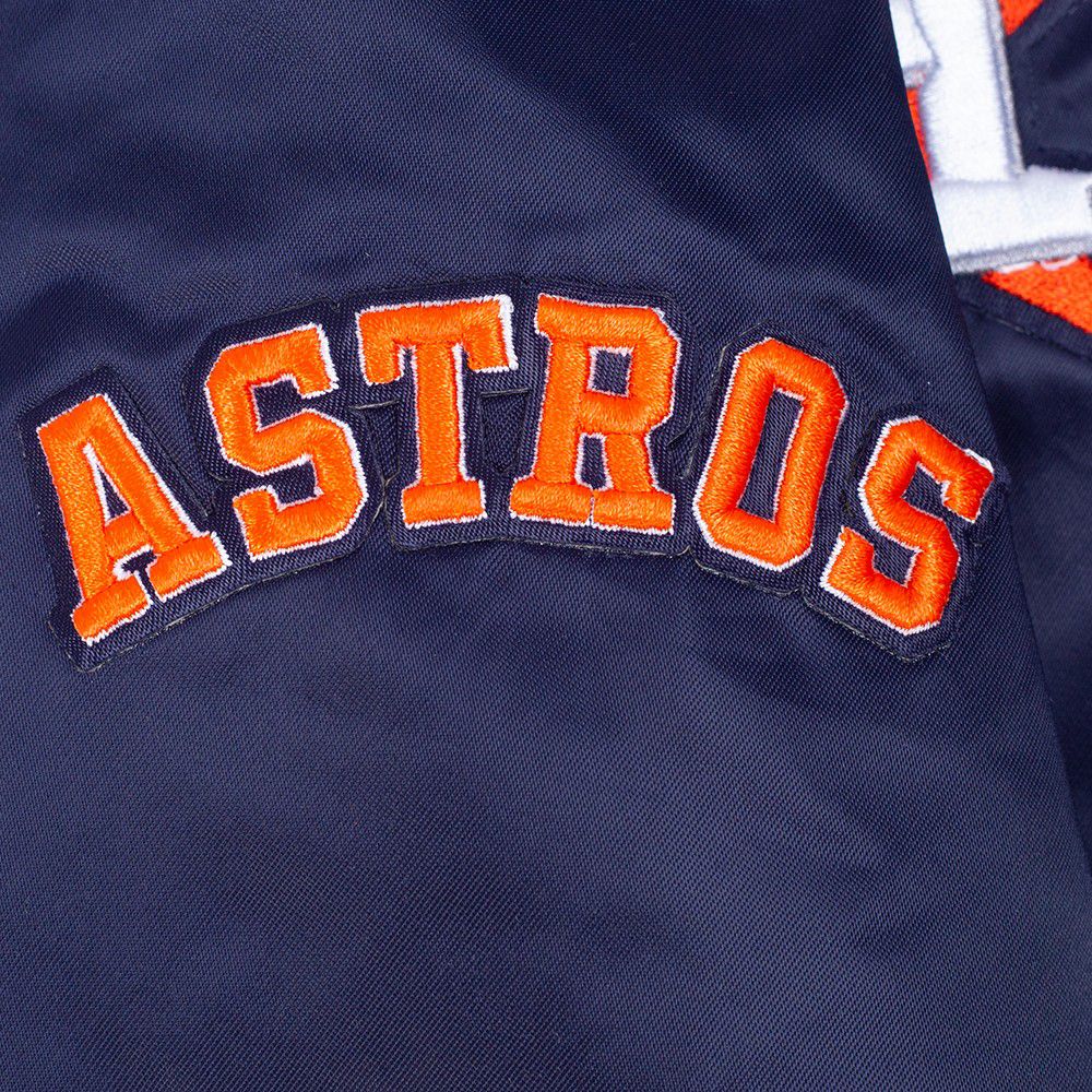Pro Standard Toddler Houston Astros Navy Satin Jacket product image