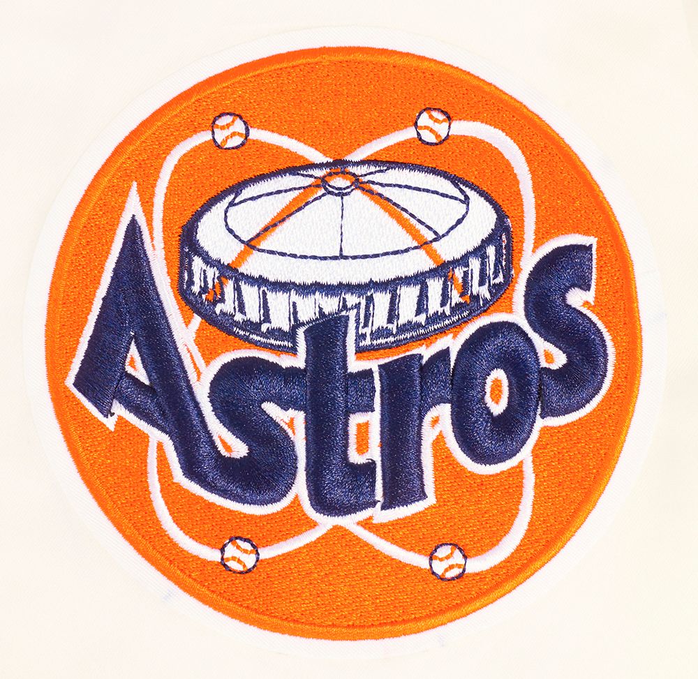 Pro Standard Women's Houston Astros Cream Classic Satin Jacket product image