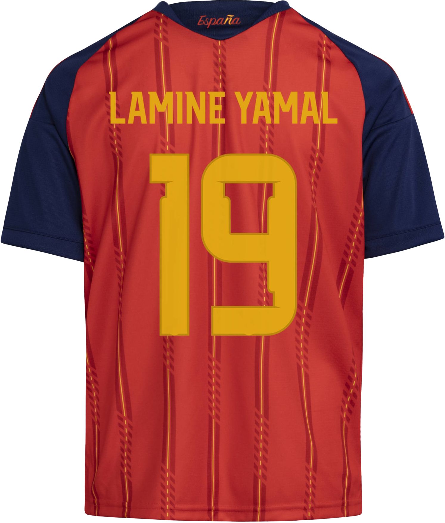 ウェア  Spain  Replica Jersey LMYM19 adidas Youth Spain Lamine Yamal #19 2-Star Home Replica Jersey