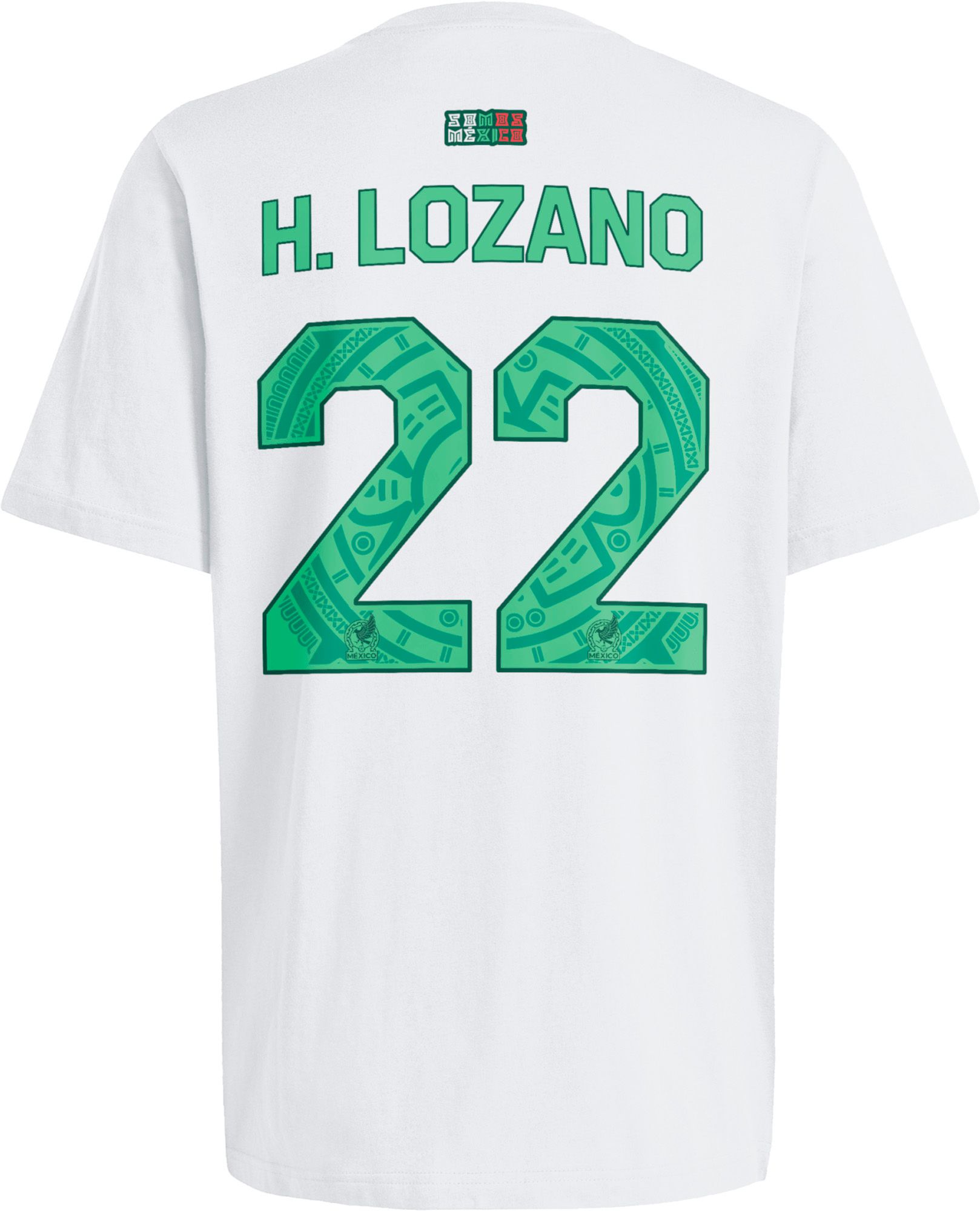 adidas Adult Hirving Lozano  #22 Mexico White Home T-Shirt product image
