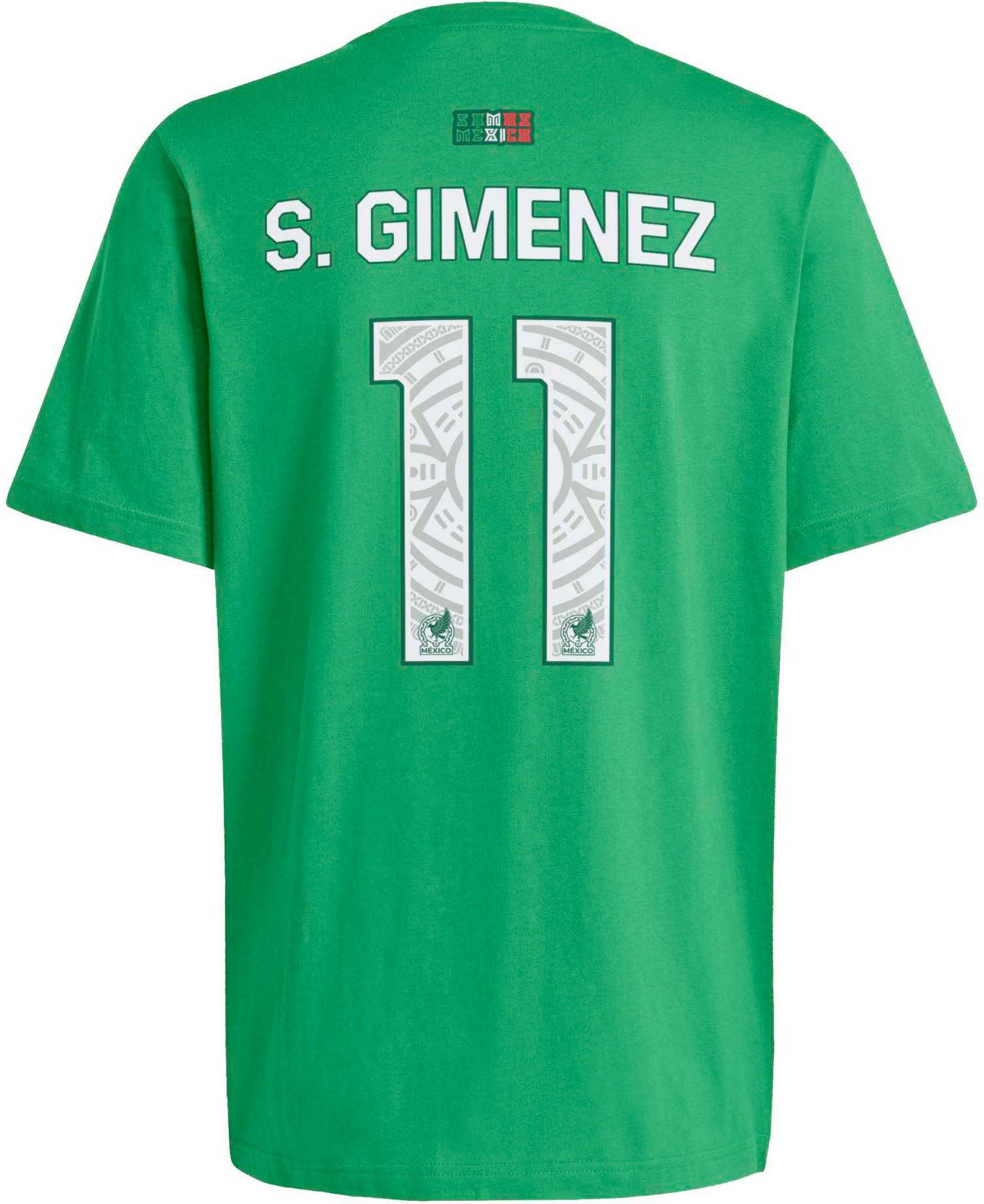 adidas Adult Santiago Gimenez  #11 Mexico Green Home T-Shirt product image