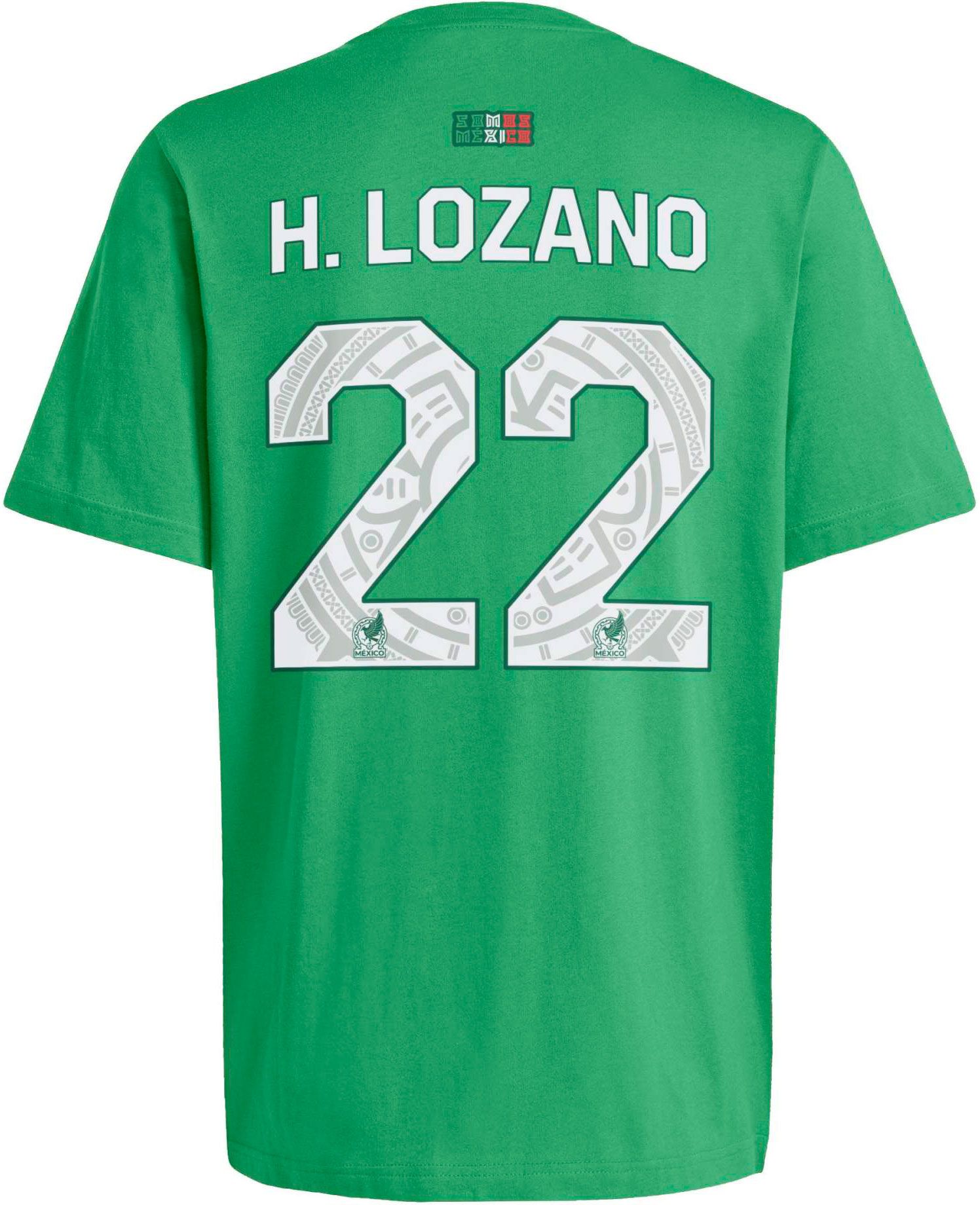 adidas Adult Hirving Lozano  #22 Mexico Green Home T-Shirt product image