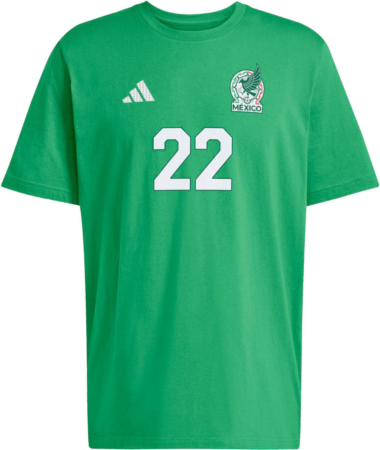 adidas Adult Hirving Lozano  #22 Mexico Green Home T-Shirt product image