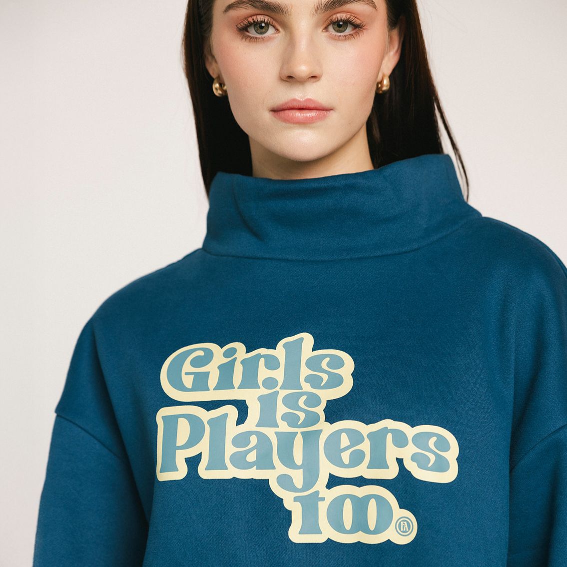 Fore All Women's Diana Mock Neck Golf Shirt product image