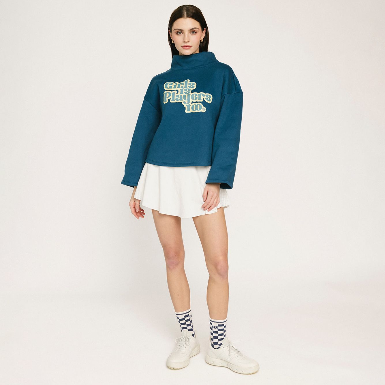 Fore All Women's Diana Mock Neck Golf Shirt product image