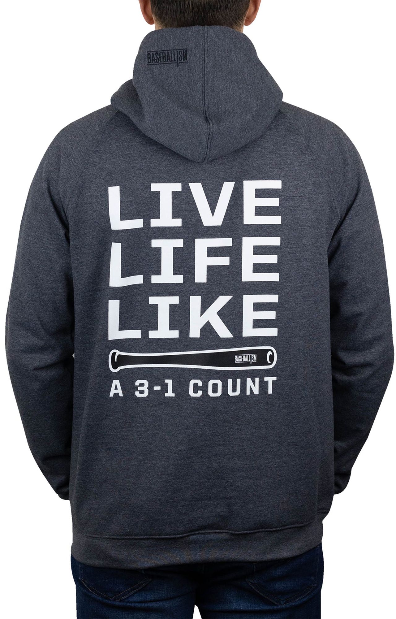 Baseballism Men's Live Life Hoodie