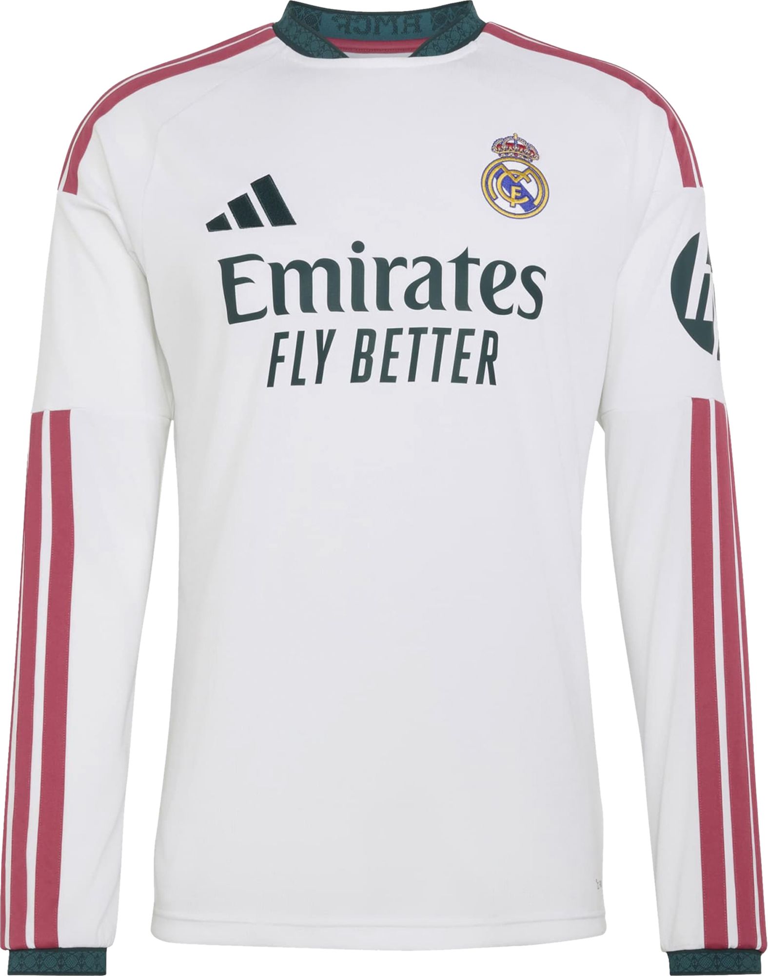 adidas Adult Real Madrid Kylian Mbappe #10 2026 Home Long Sleeve