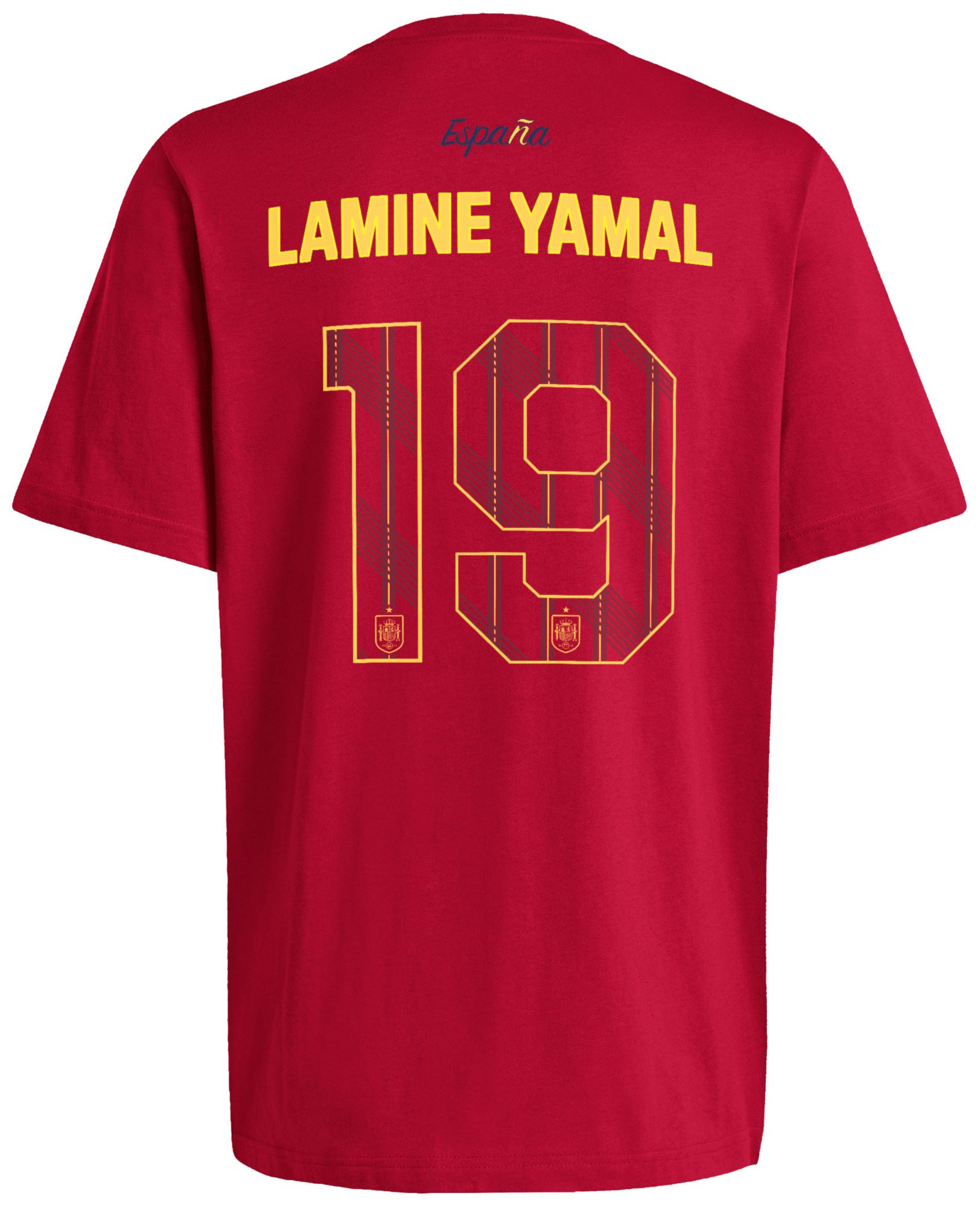 adidas Adult Spain Red Lamine Yamal #19 Home Jersey | Dick's