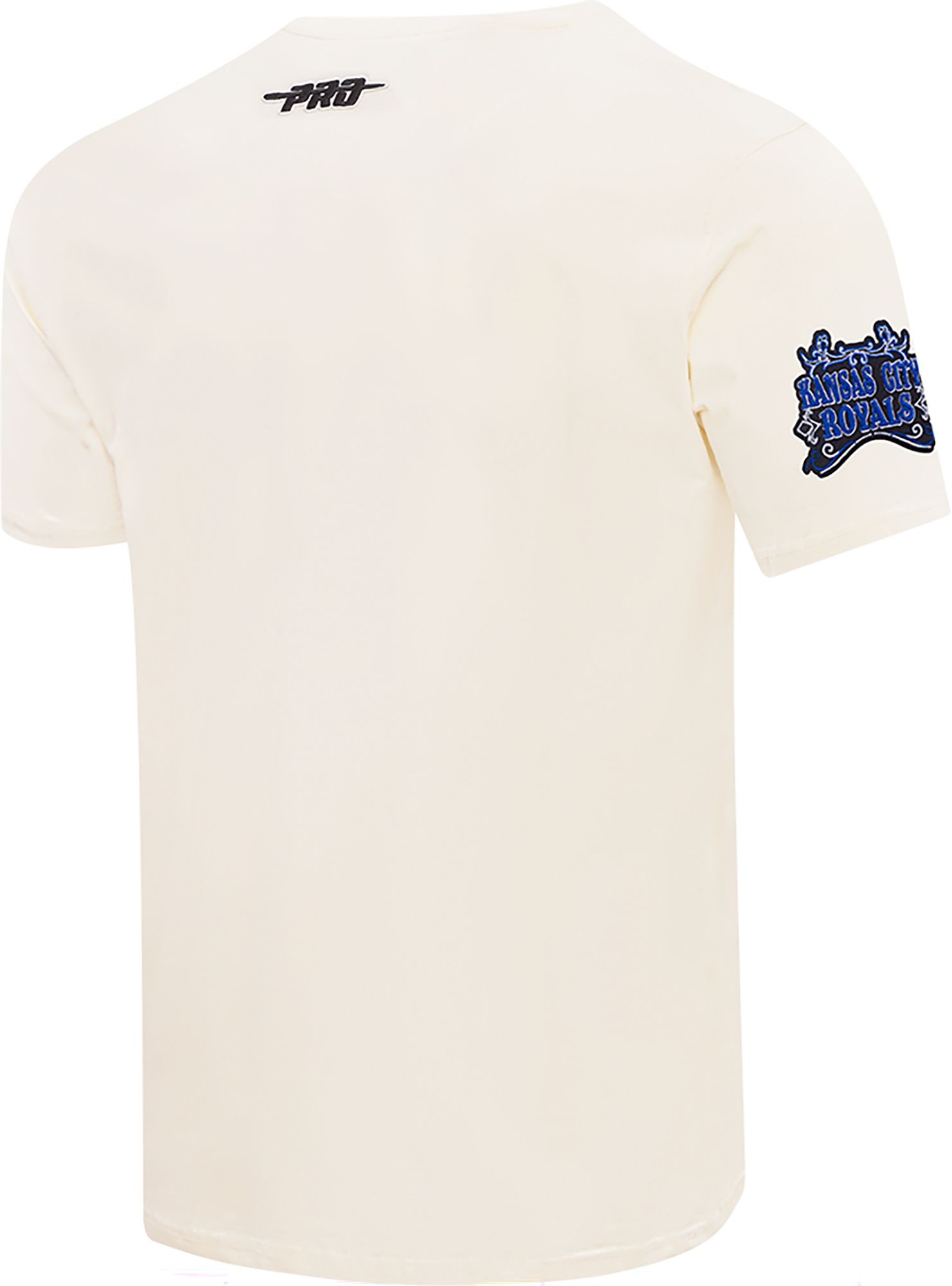 Pro Standard Men's Kansas City Royals Cream Rebel Athletics Stacked Logo Short Sleeve T-Shirt product image