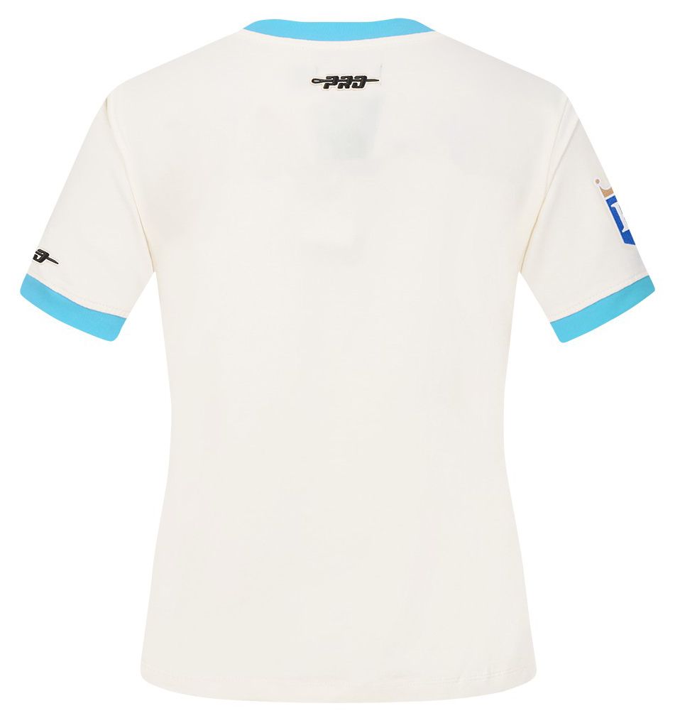 Pro Standard Women's Kansas City Royals Cream Ringer Souvenir T-Shirt product image