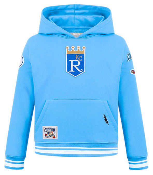 Pro Standard Boys' Kansas City Royals Blue Classic Fleece Pullover Hoodie product image