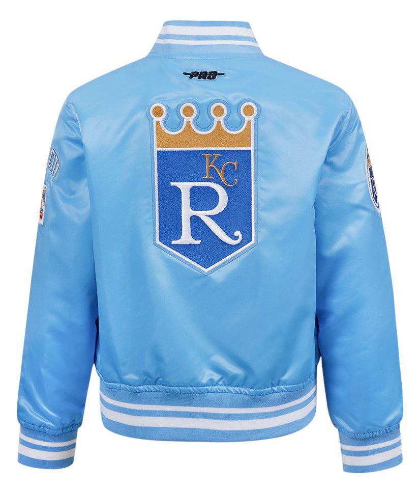 Pro Standard Boys' Kansas City Royals Blue Classic Satin Jacket product image