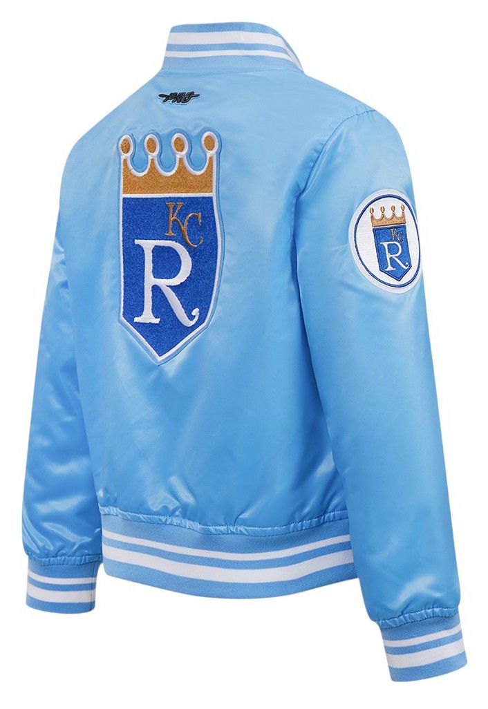 Pro Standard Boys' Kansas City Royals Blue Classic Satin Jacket product image