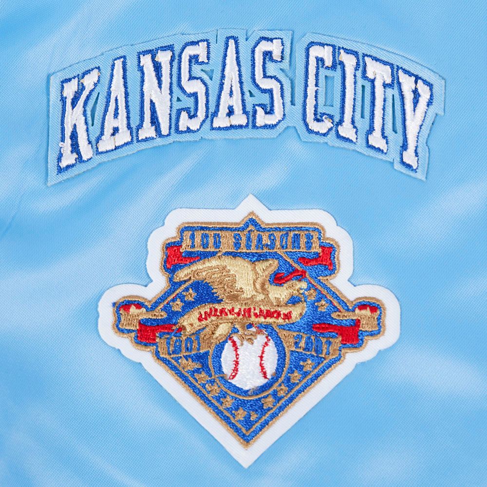 Pro Standard Boys' Kansas City Royals Blue Classic Satin Jacket product image