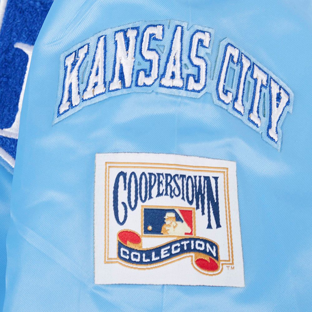 Pro Standard Boys' Kansas City Royals Blue Classic Satin Jacket product image