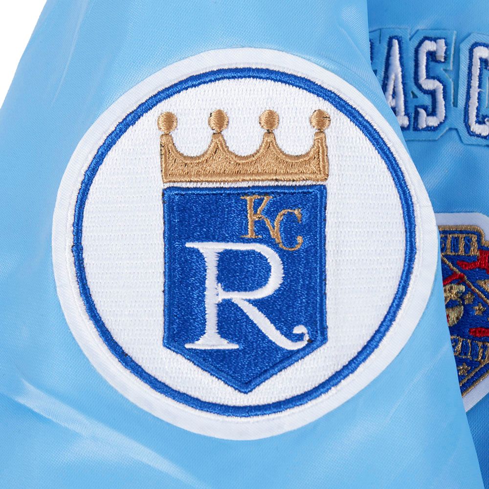 Pro Standard Boys' Kansas City Royals Blue Classic Satin Jacket product image