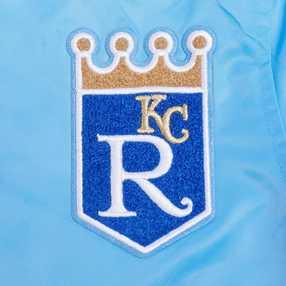 Pro Standard Boys' Kansas City Royals Royal Classic Satin Jacket product image