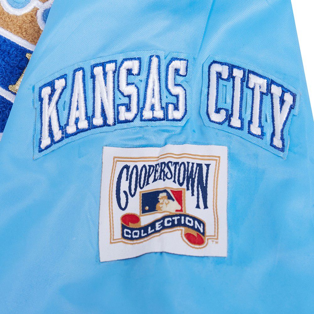 Pro Standard Boys' Kansas City Royals Royal Classic Satin Jacket product image