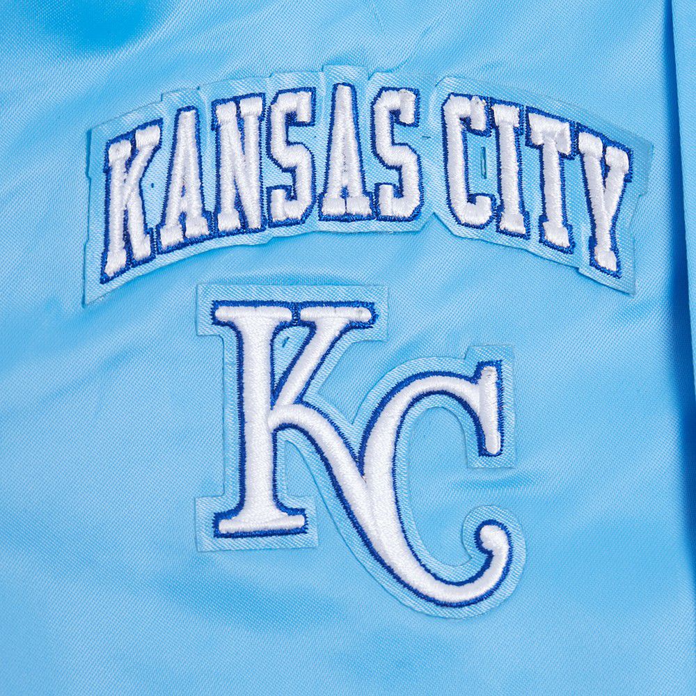 Pro Standard Boys' Kansas City Royals Royal Classic Satin Jacket product image