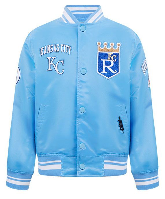 Pro Standard Boys' Kansas City Royals Royal Classic Satin Jacket product image