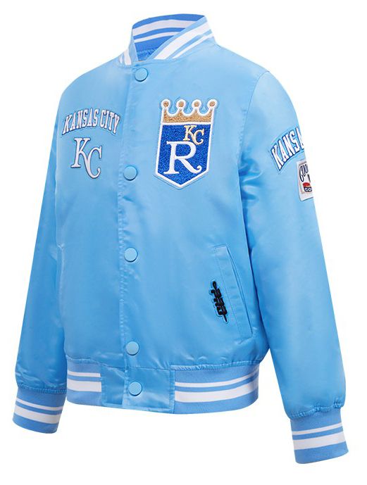 Pro Standard Boys' Kansas City Royals Royal Classic Satin Jacket product image