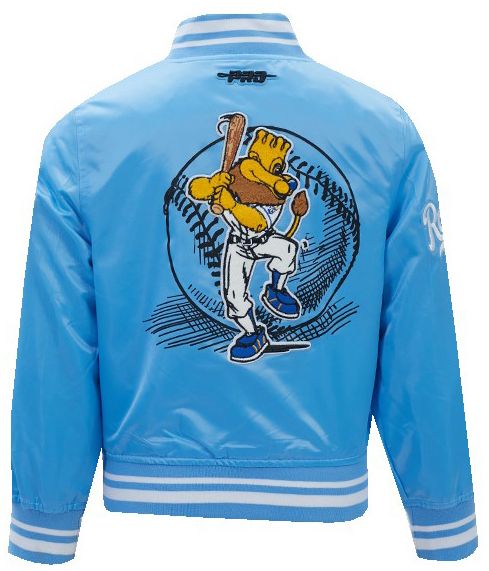 Pro Standard Toddler Kansas City Royals Blue Satin Jacket product image