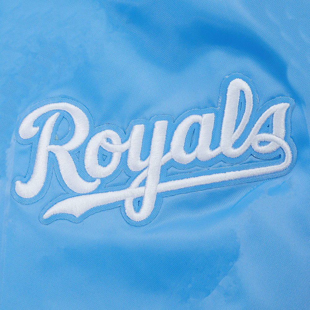 Pro Standard Toddler Kansas City Royals Blue Satin Jacket product image
