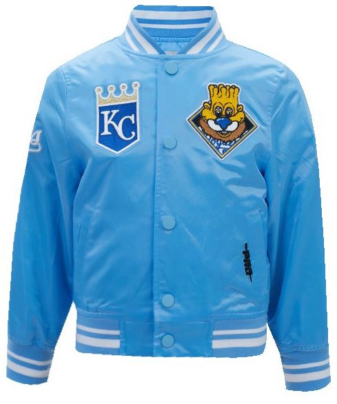 Pro Standard Toddler Kansas City Royals Blue Satin Jacket product image