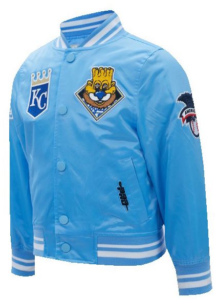 Pro Standard Toddler Kansas City Royals Blue Satin Jacket product image
