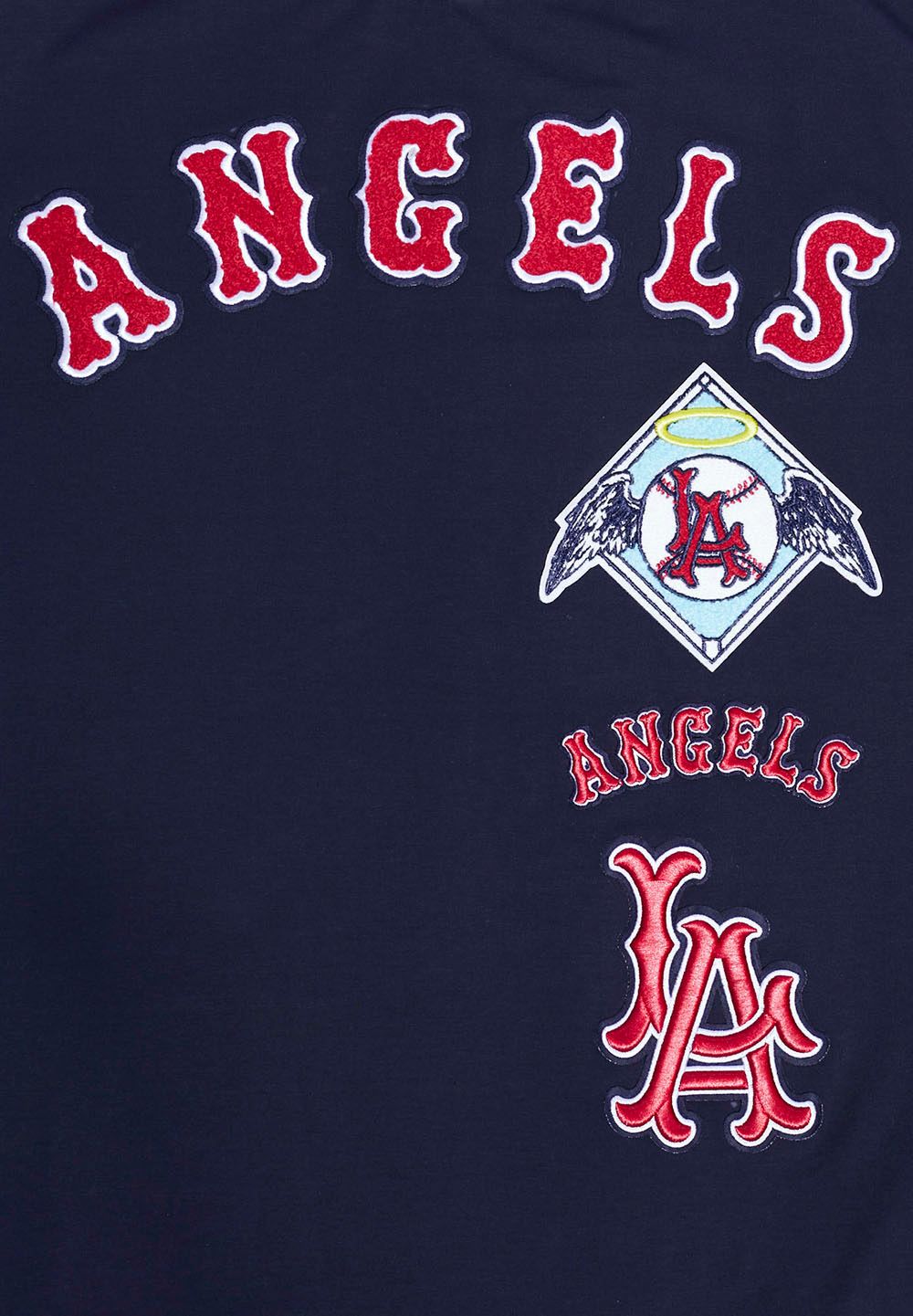 Pro Standard Men's Los Angeles Angels Retro Single Jersey Striped T-Shirt product image