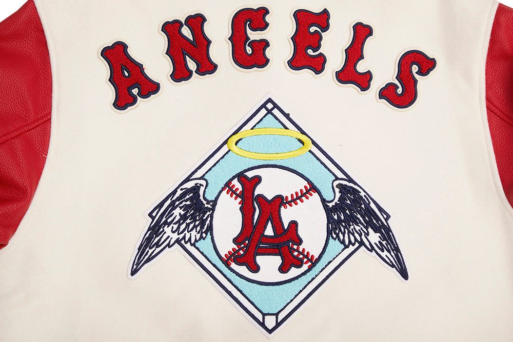 Pro Standard Men's Los Angeles Angels Wool Varsity Jacket product image