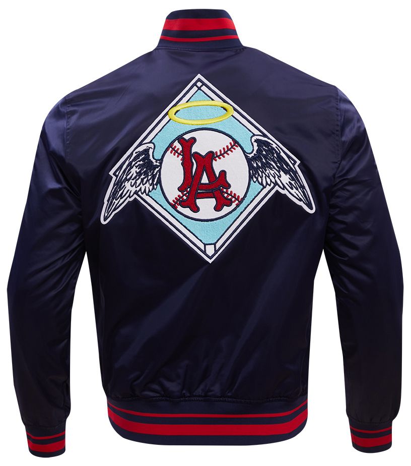 Pro Standard Men's Los Angeles Angels Retro Rib Satin Jacket product image