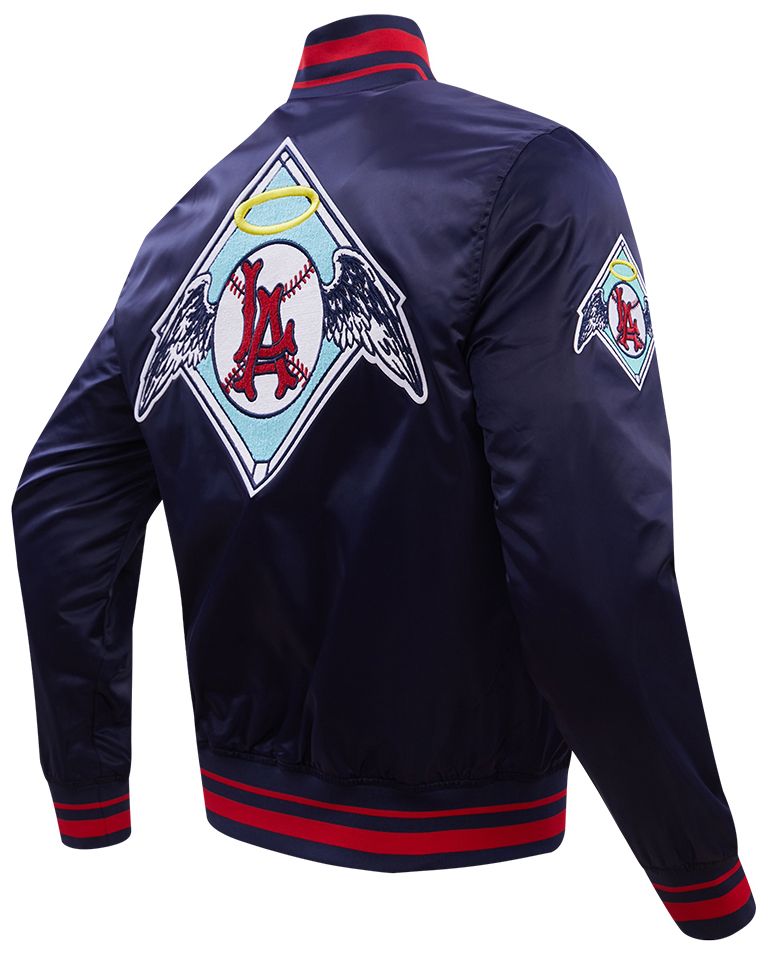 Pro Standard Men's Los Angeles Angels Retro Rib Satin Jacket product image