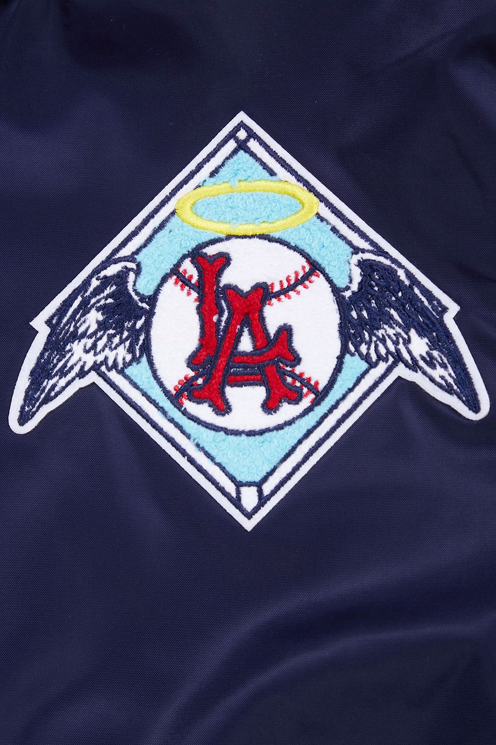 Pro Standard Men's Los Angeles Angels Retro Rib Satin Jacket product image